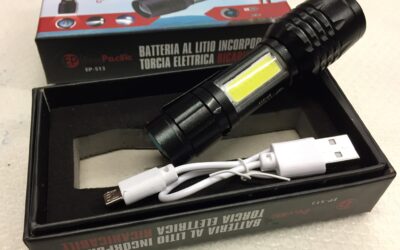TORCIA LED RICARICABILE